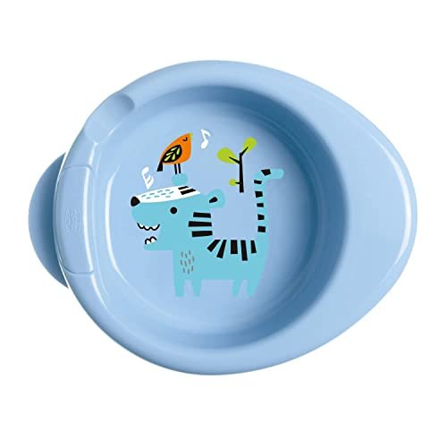 Chicco Warmy Plate – Plato termo 2 en 1, 6 m+, azul