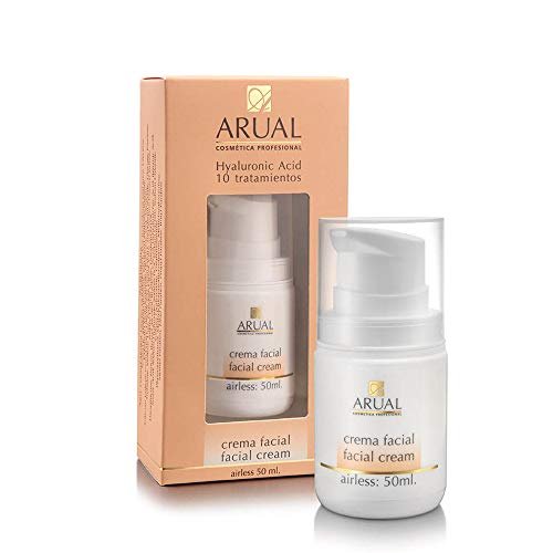 ARUAL Ácido Hialurónico Crema Facial, 10 tratamientos 50 Mili