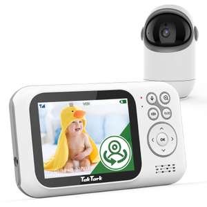 TakTark Camara Vigilancia Bebe, 3.2,, con y Audio Rotación de