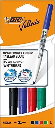 (4 uds) BIC Velleda – Rotuladores de pizarra blanca