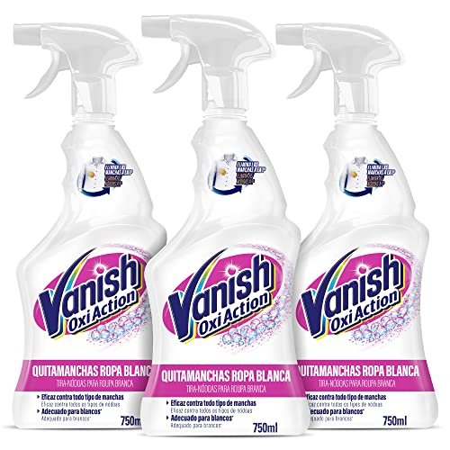 Pack 3 Vanish Oxi Action Quitamanchas para ropa blanca, en sp