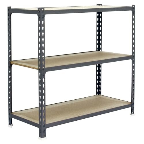 SimonRack Estantería Metálica Almacenaje, Sin tornillos, 3 Ba