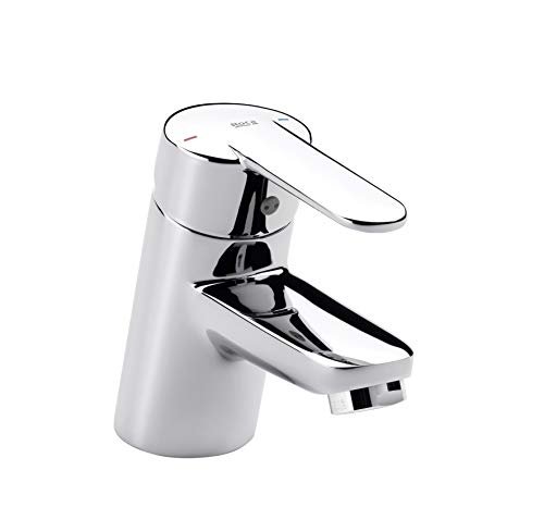 Grifo Roca Monomando lavabo Acero inox. Cromado. Modelo Victo