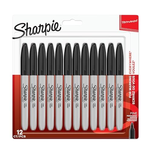 Sharpie, Set de 12 rotuladores permanentes, punta fina, color