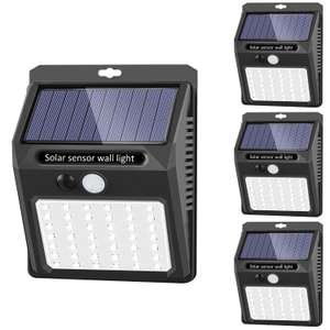 Focos Led Exterior Solares, [42 LEDs / 3 Modos] IP65 Impermea