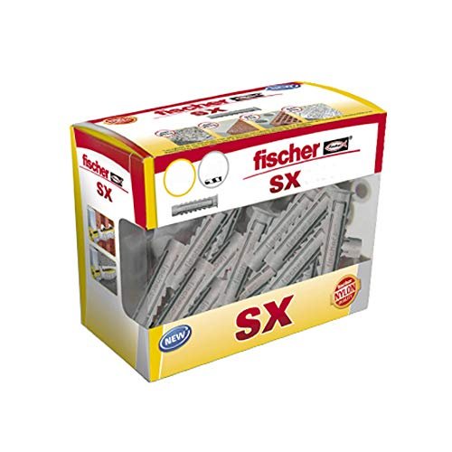 Fischer – Tacos pared para hormigón SX 4×20, Caja tacos 180 u