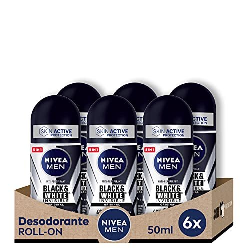NIVEA MEN Black & White Invisible Original Roll-on pack d