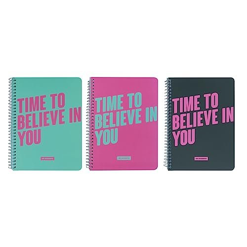 Mr.Wonderful – Set of 3 A5 notebooks – Time to believe in you