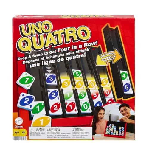 UNO Quatro Juego de Mesa Cuatro en Raya con fichas