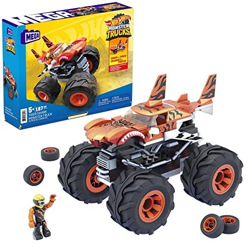 MEGA Construx Hot Wheels Tiger Shark Monster Truck