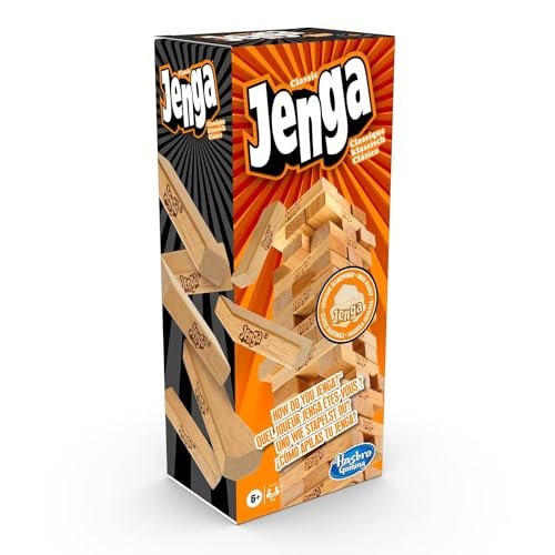 Hasbro Gaming Juego Jenga – El Juego Original de Bloques de M