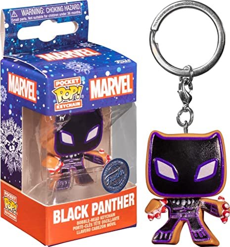 Funko Pop! Keychain: Marvel Holiday – Black Panther – Marvel