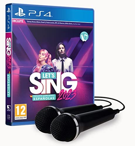 Let´s Sing 2023 Incluye Canciones Españolas y 2 Micros – PS4