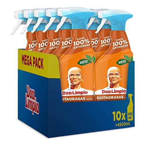 Don Limpio Limpiador Cocina Multiusos En Spray 10 x 450ml, Ha