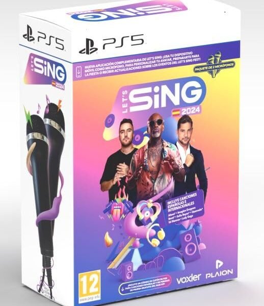 Lets Sing 2024 S.V. + 2 Microfonos PS5 ESP