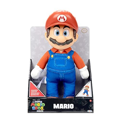 Nintendo Super Mario – Peluche Mario de 35 cm Totalmente Arti