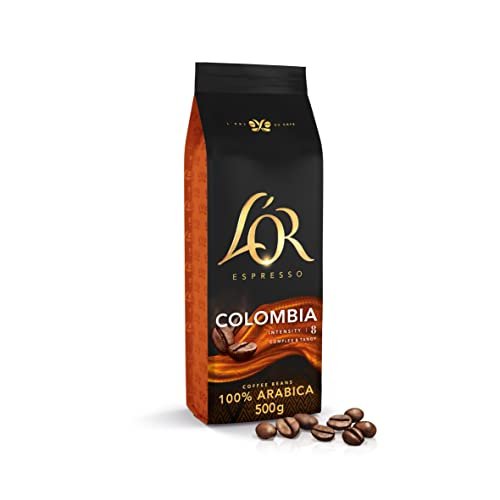2 x L,OR Espresso Colombia Café en Grano Natural 100% Arábica