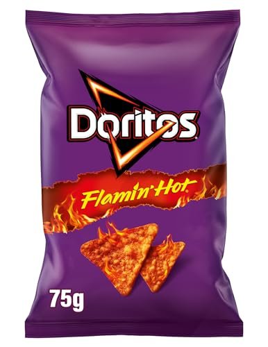 2 x Doritos Flamin Hot Snack de Maíz Picante 75 gr [Unidad 1,