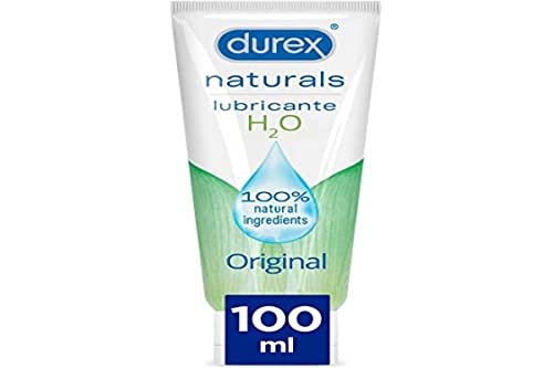 Durex Naturals H2O Lubricante, con ingredientes 100% naturale