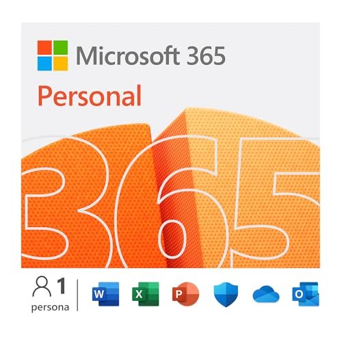 Microsoft 365 Personal – 1 persona – Para PC/Mac/tabletas/tel