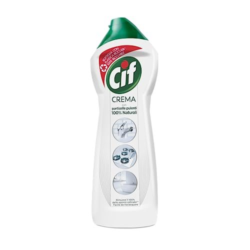 3x CIF Crema Multisuperficies para el Baño y Cocina, 750ml (1