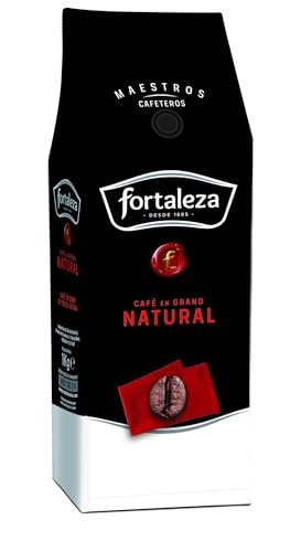 2x Café Fortaleza – Café en Grano Natural, Puro Sabor, de Var