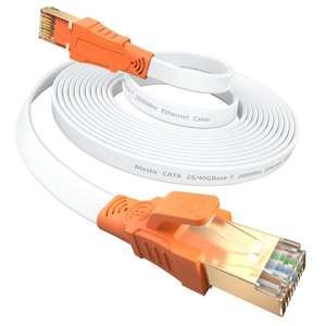 Nixsto 20 Metros Cable Ethernet, CAT8 Cable de Red Alta Veloc