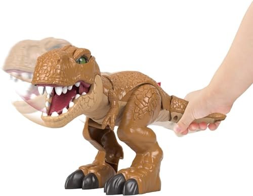 IMAGINEXT Fisher-Price Jurassic World T-Rex, Dinosaurio de Ju