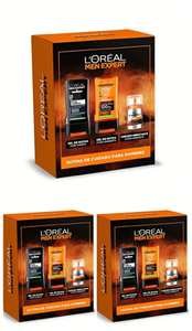 3x L,Oreal Men Expert Pack Crema Hidratante Anti-Fatiga 24h H