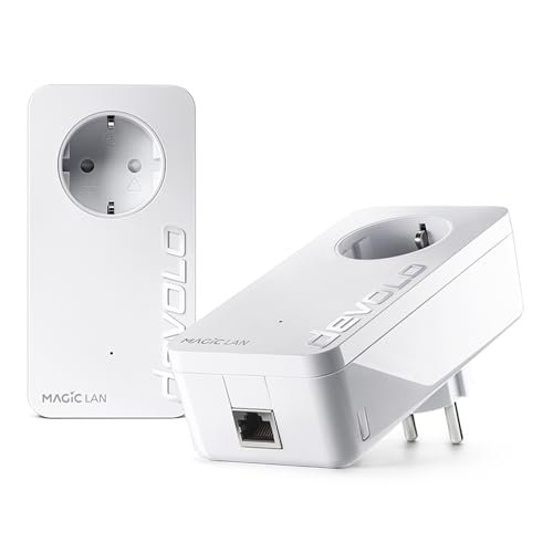devolo Magic 2 LAN Starter Kit…LAN, Ideal para Juegos, Blan