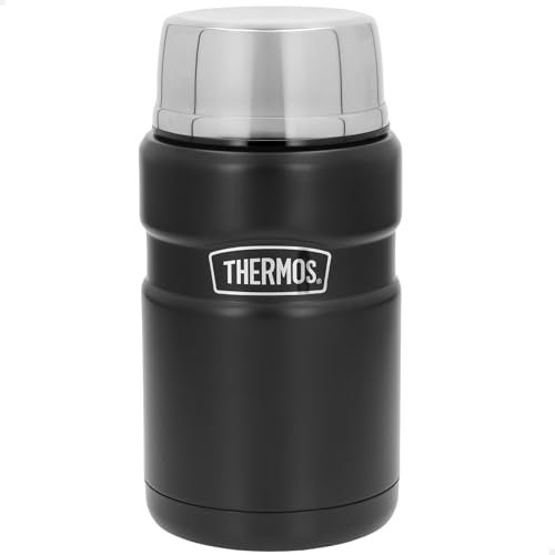 THERMOS – Termo de Acero Inoxi…ro Inoxidable, Negro Mate, n