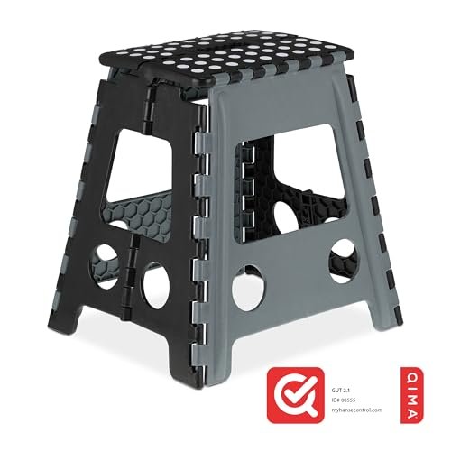 Relaxdays Taburete Plegable XL…o,…