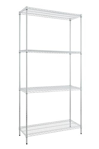 KG KITGARDEN – Estantería Metá…romado y 4 Baldas, 180x90x45