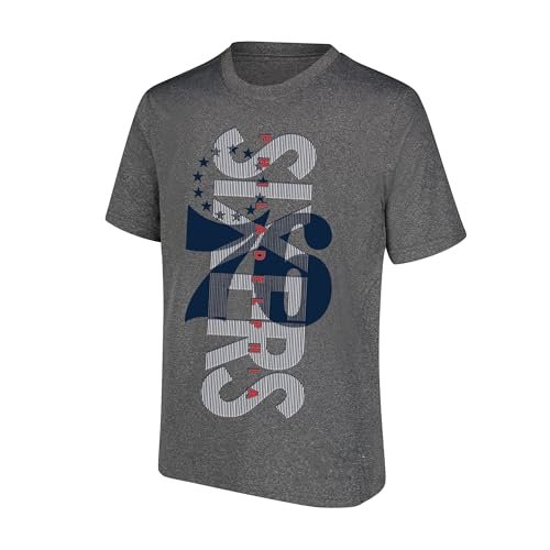 Ultra Game NBA – Camiseta de M… Logotipo Vertical para Homb