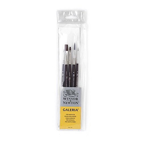 Winsor & Newton Galeria Brush … corto, sintéticos, 5 unidad