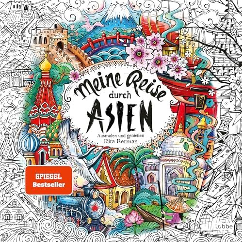 Meine Reise durch Asien: Ausmalen und genießen: 10