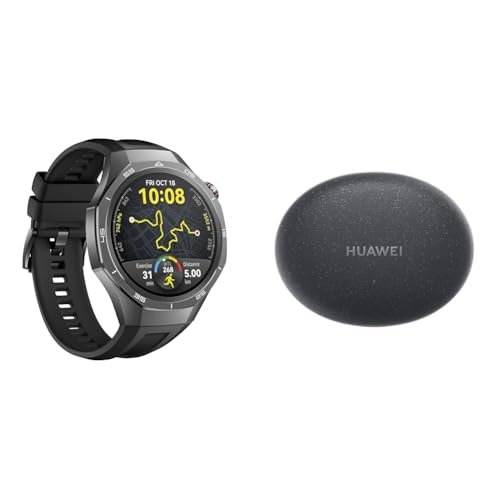 HUAWEI Watch GT 5 Pro 46mm Sma… Llamada, iOS y Android, Neg
