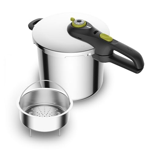 Tefal Secure Neo 8L, Olla a pr…lavavajillas, Acero inoxidab
