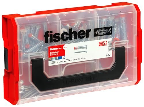 fischer Fixtainer DuoHM | Taco…, Yeso, Contrachapado (90 ud