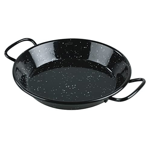 LACOR – 60188 – Paellera Hierr…ta con Acero Esmaltado, Ø28