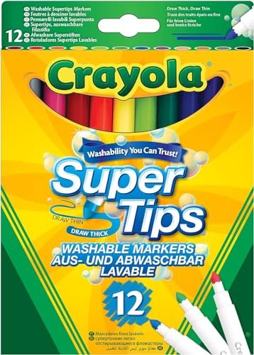 Crayola – Super Tips, Rotulado…ores, a Partir de 3 Años, 75