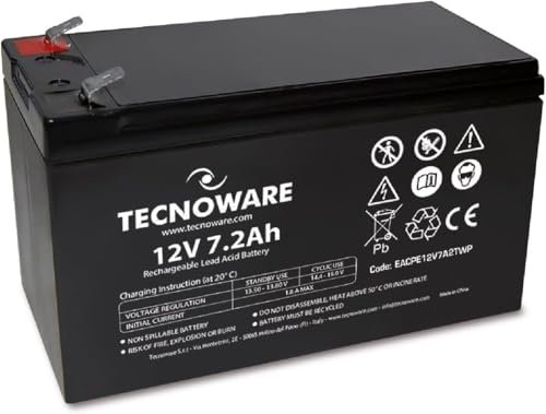 Tecnoware Power Systems – Bate…ón, 15.1 x 9.4 x 6.5 cm, neg