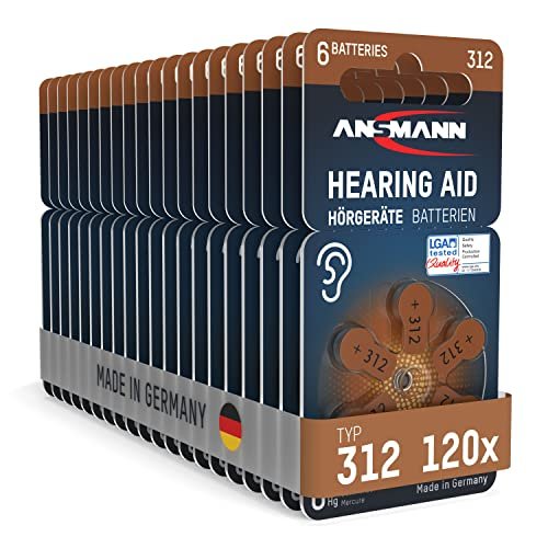ANSMANN Pilas para audífonos T…ara audífonos, de fácil Agar
