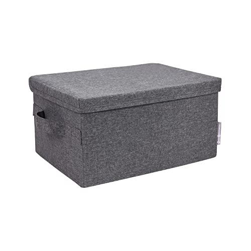 Bigso Box of Sweden Caja de al…ón, con aspecto de lino – gr
