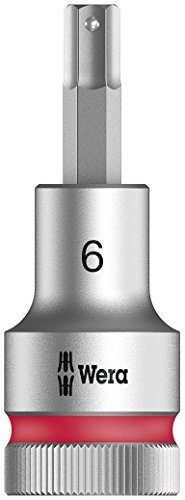 Wera 05003822001 Vaso de Punta…eta-Tornillos, 1/2″, 6 x 60