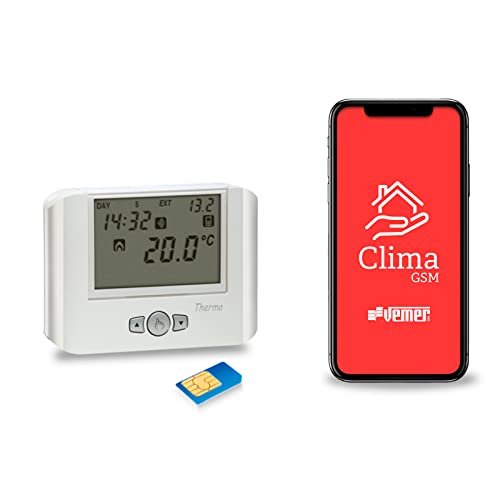 VEMER VE715900 THERMO GSM – Te…APP, Alimentación 230V, Blan