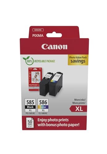 Canon PG-585XL + CL-586XL, Car…ompatible con Impresoras PIX