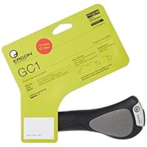 Ergon GC1 – Puño para Bicicleta, Color Negro, Talla única