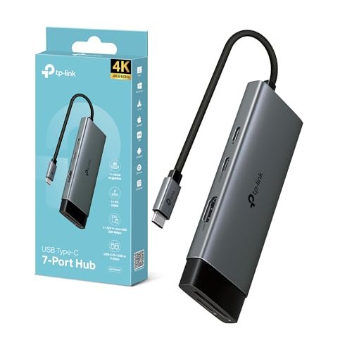 TP-Link UH7020C Hub USB de 7 P…ux, iPadOS, Android, Chrome