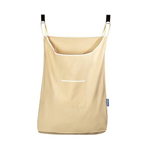 WENKO Contenedor de ropa sucia…lgodón, 52 x 81 x 10 cm, Bei